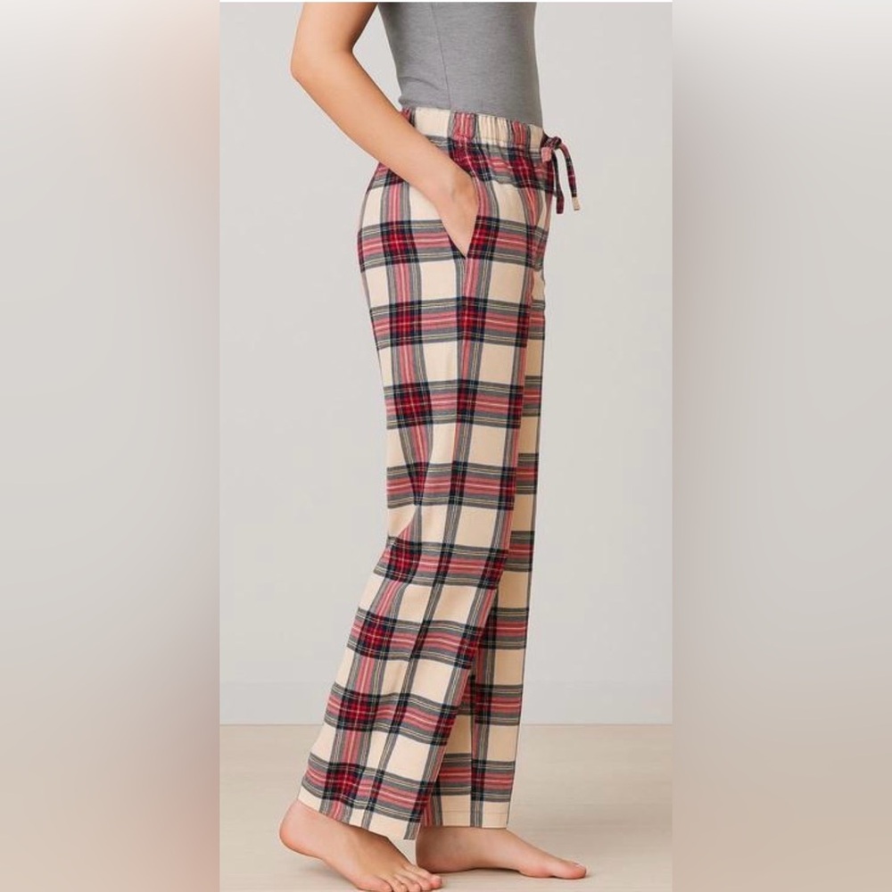 Who A. U. Plaid Lounge Christmas Pants